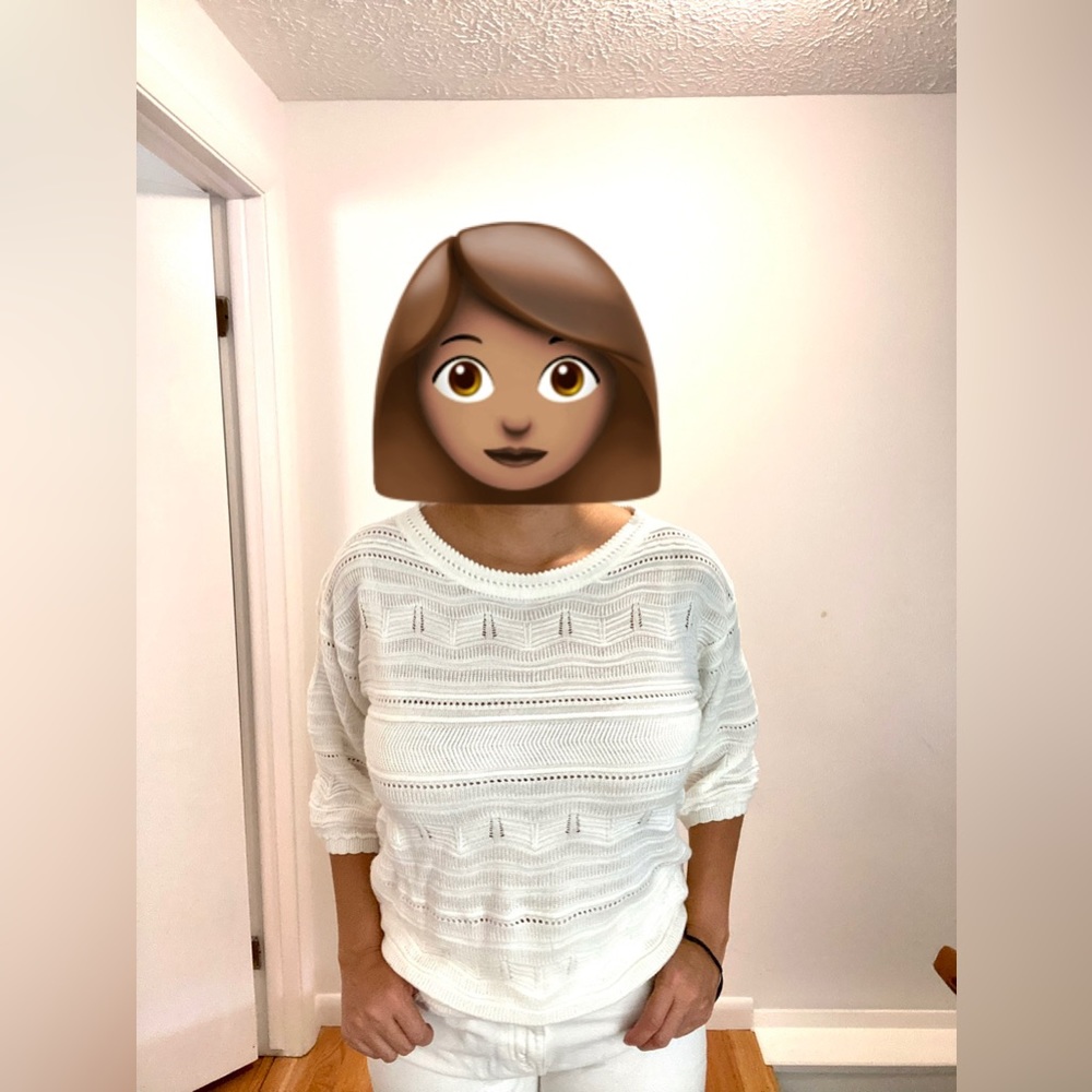 Moon River Crochet 3/4 Sleeves Top